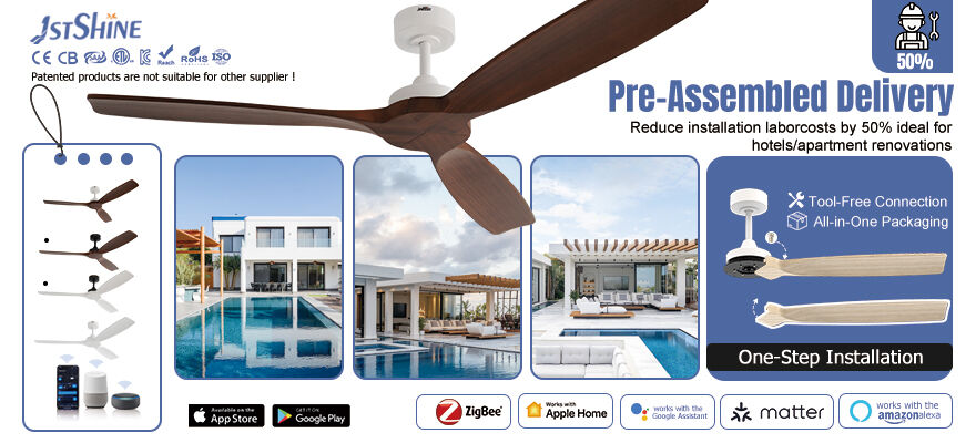 Höj ditt utrymme med smarta likströms takfläktar