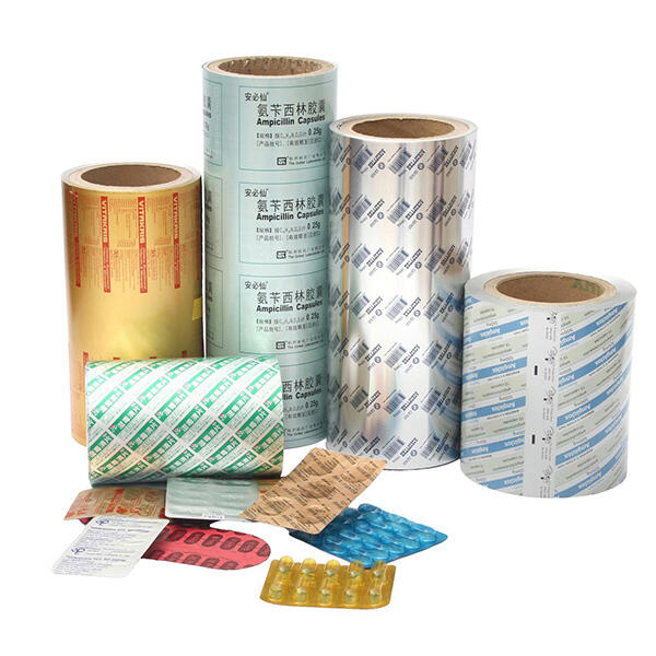 Custom Printing OP/AL/VC Medicinal Aluminum Foil  PTP pharmaceutical aluminum foil  Packaging foil