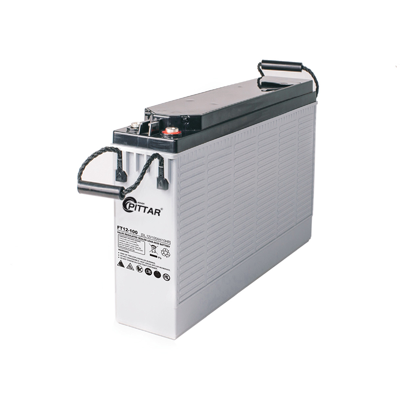 PITTAR FT-D Series 12V Front Terminal Deep Cycle VRLA Battery | 55Ah-185Ah | 15-Year Design Life for Telecom, Solar & UPS
