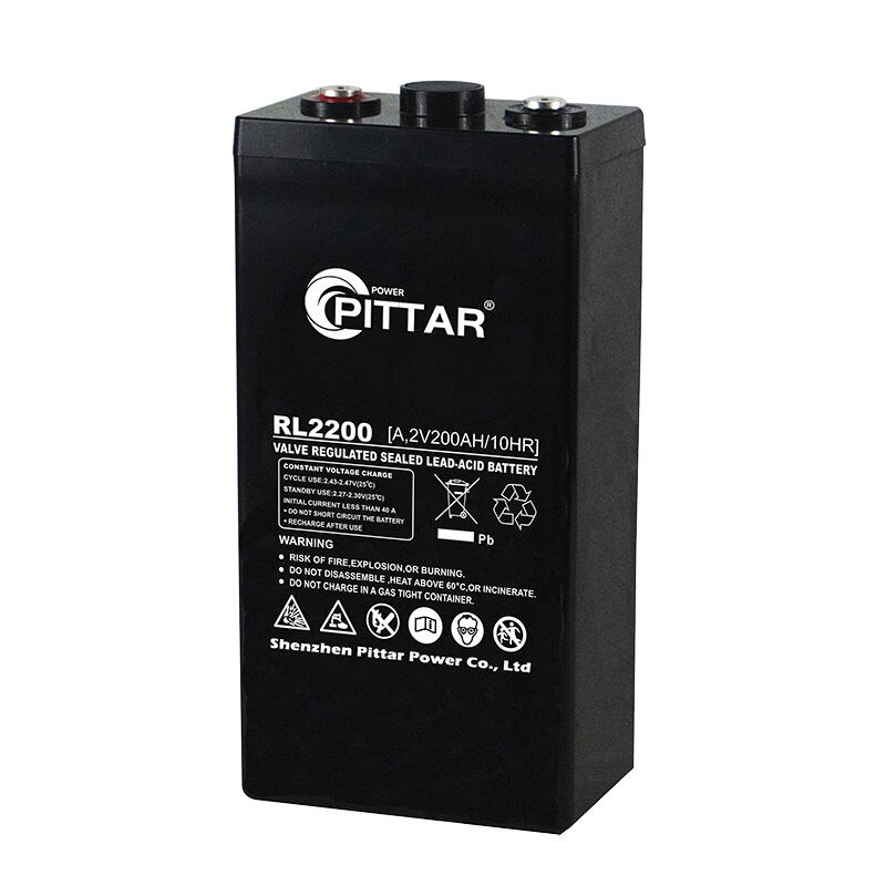 PITTAR RL Series 2V 200Ah-3000Ah VRLA AGM Battery, 20 Years Design Life, Telecom & UPS Backup Power