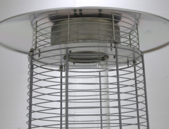 Aluminum top reflector & s.s screen mesh, transverse steel protective guard