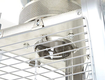 Aluminum top reflector & s.s screen mesh