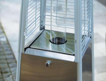 Clear quartz glass tube