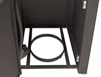 Easy to install 20 lb. LP gas tank (not included)