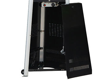 Access door to hide gas tank