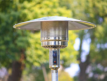 Stainless steel 304# screen mesh Electric ignition and variable gas control valve,Automatic shut-off device and anti-tilt Switch