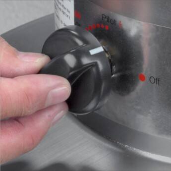 Adjustable gas controlknob