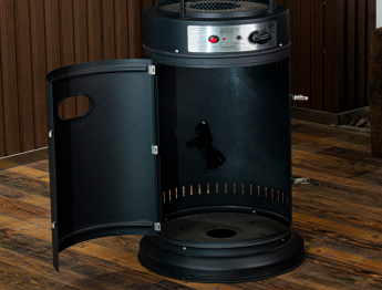 Door open and double strong locks