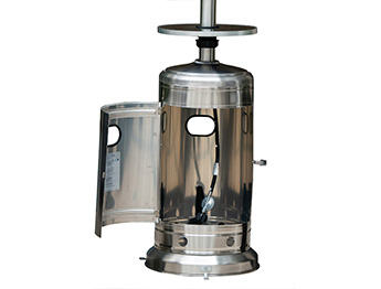 Door open design for gas bottle easy change