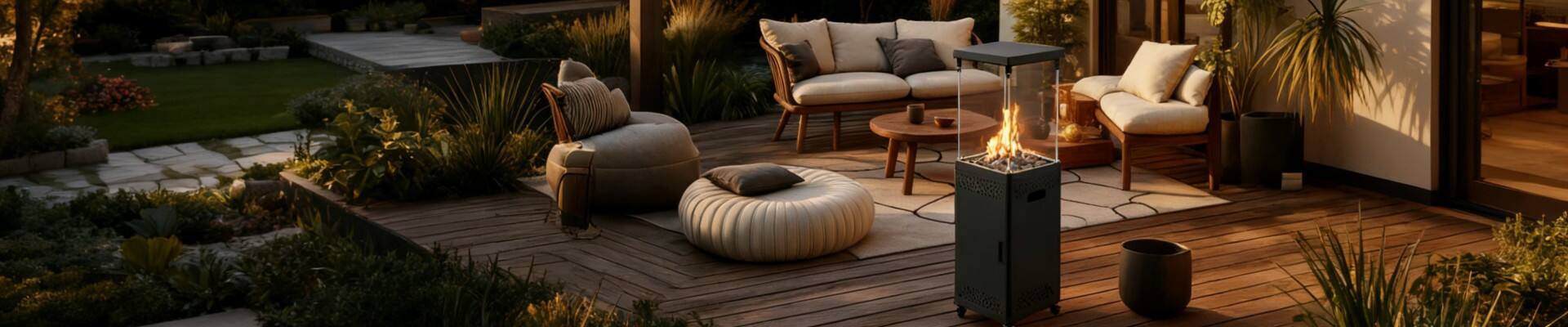 28 square fire pit with glass table-0