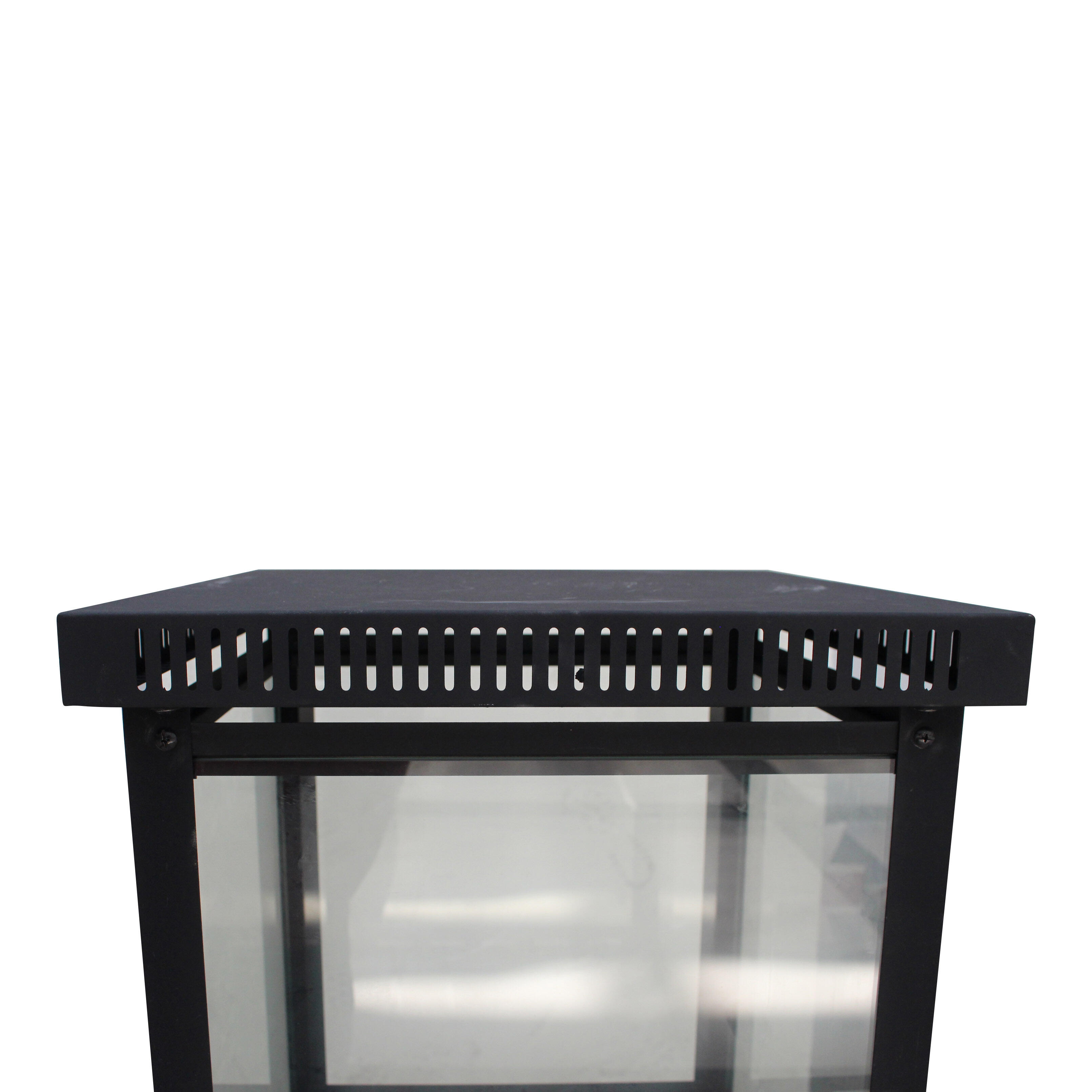 Clean glass without soot