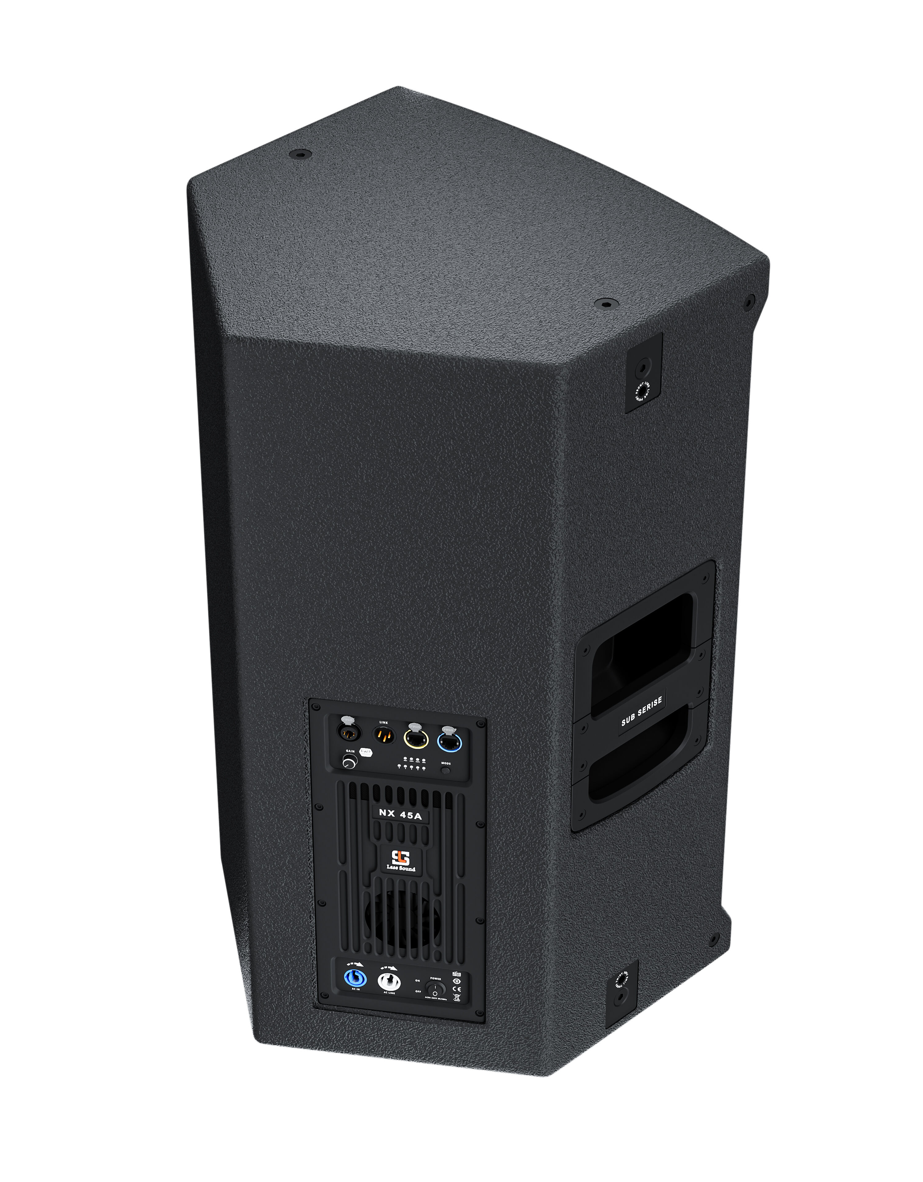 LANX45-A 1000W Neodymium Power Full-Range Professional Audio System Subwoofer Speaker Passive Active Indoor and Outdoor Audio Event