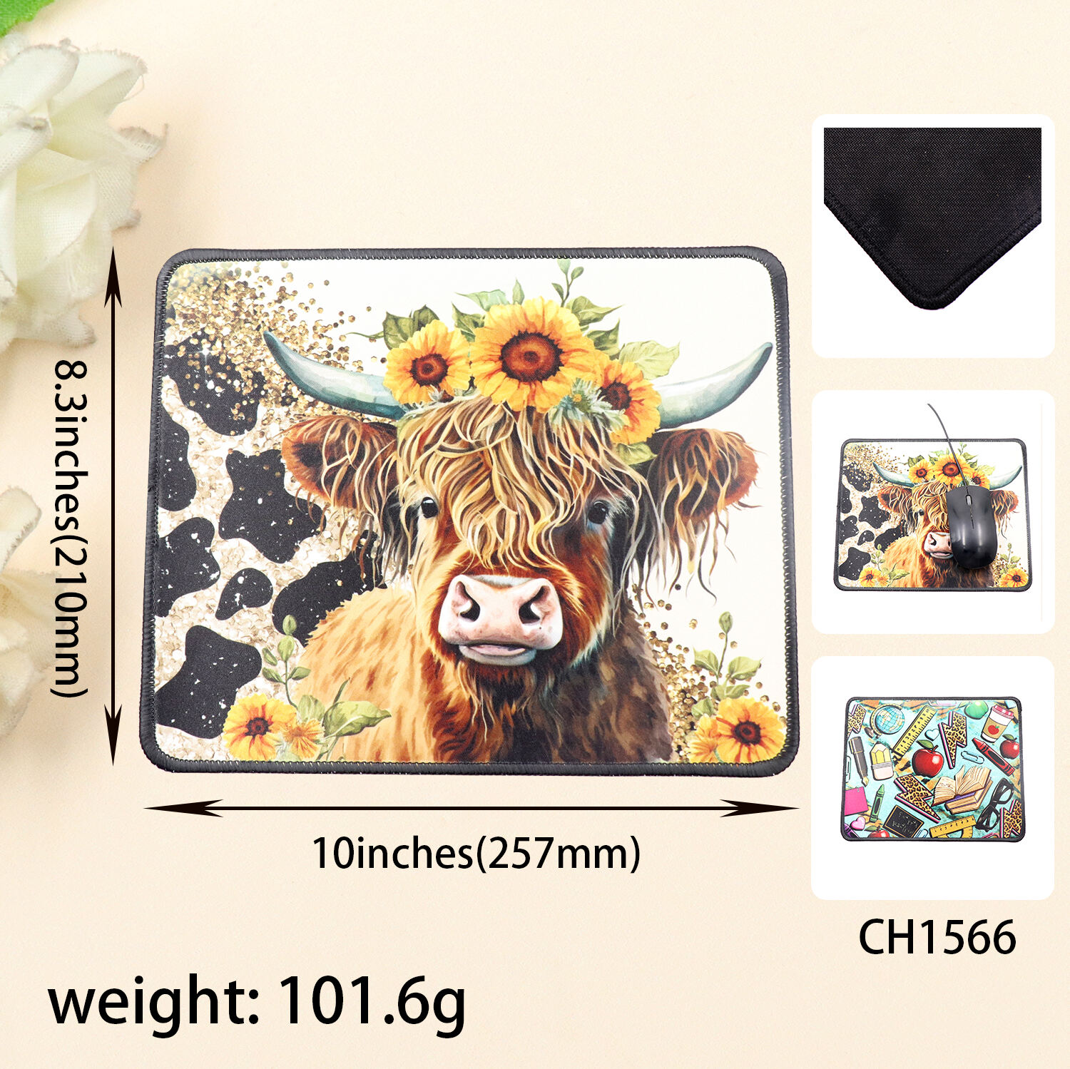 Customized Products Heat Sublimation Mouse Pad details