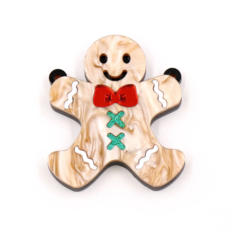 Spread Holiday Cheer: The Festive Touch of Christmas Gingerbread Man Pendants