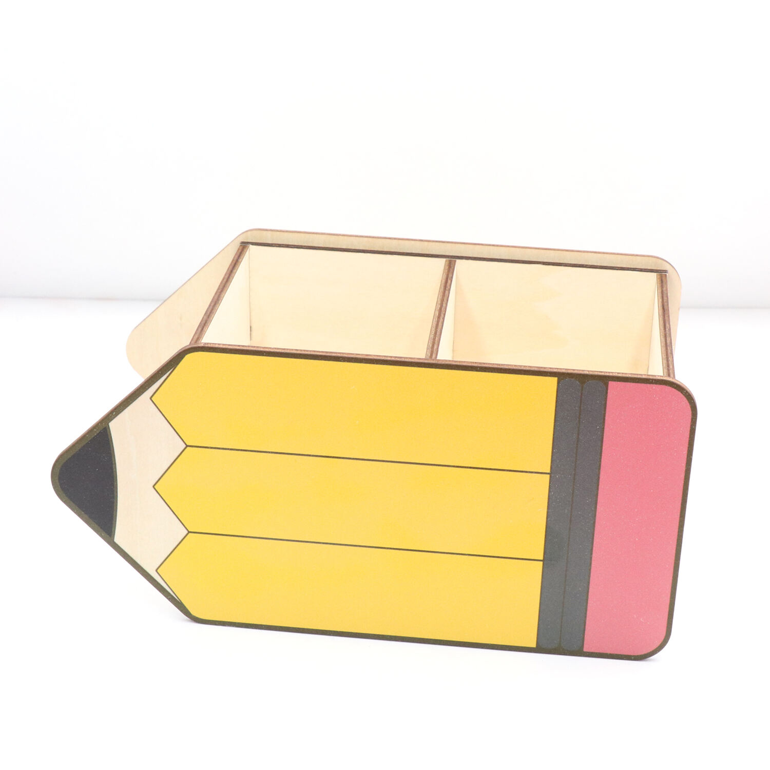 Teacher's Day Pencil Laser Cut Wooden Pen Holder