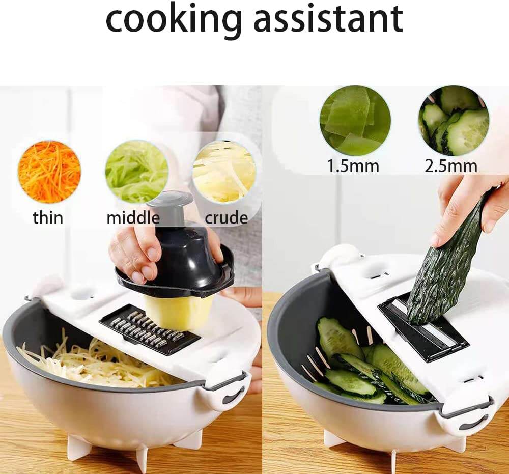 Professional Vegetable Cutter for Kitchen - Multi-Blade Precision ...