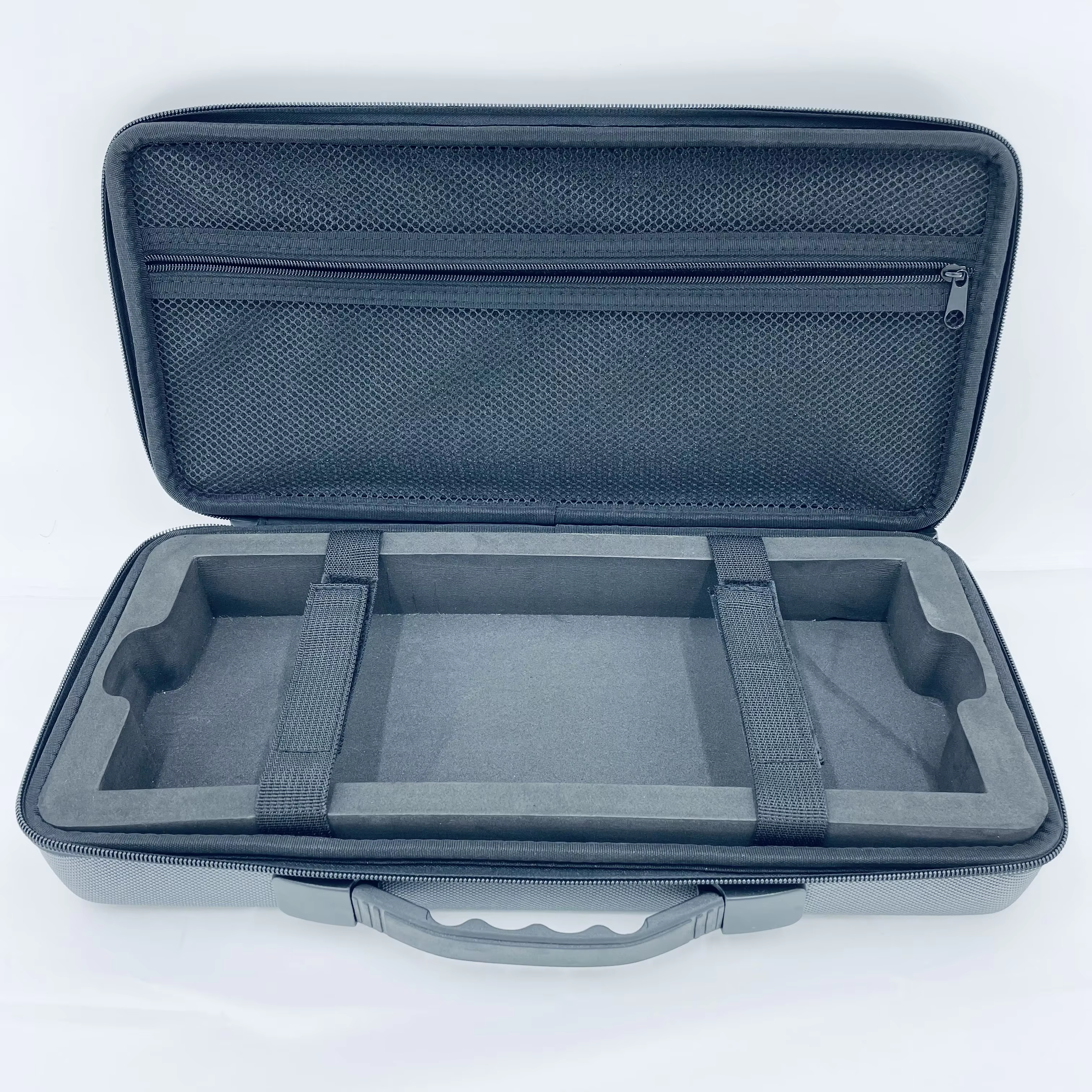 product shake proof eva hard shell travel tool keyboard case with handle and eva cutting foam-0