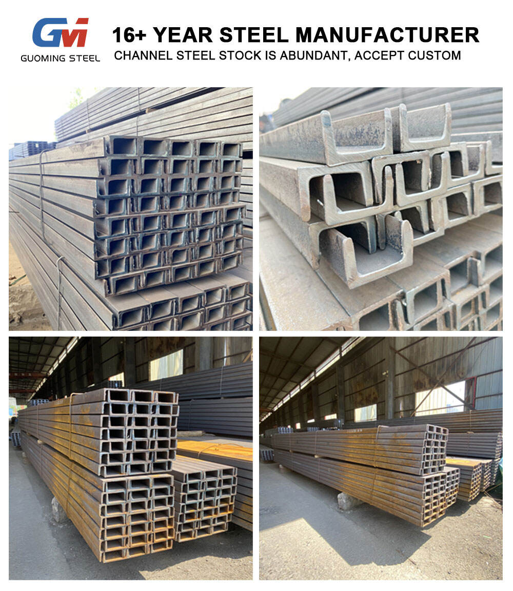 Customizable Hot Rolled Steel U Shape And C Shape Channel Manufacturer manufacture