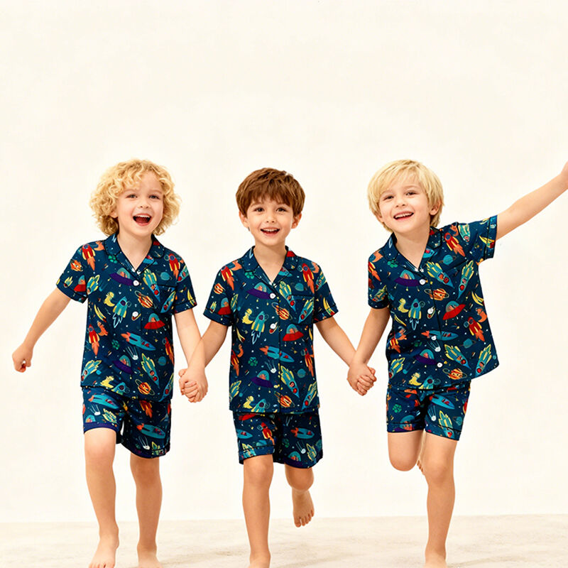 Yenidoğanlar İçin Sıkı Oturan Bambu Pijamaları, Uyku Giysisi Takımları