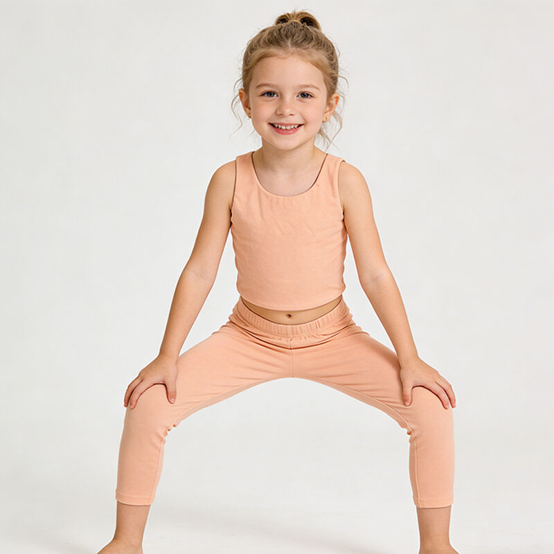 Esnek ve Yumuşak Tayt ve Üst, Boş Zaman Spor Giyimi, Aktif Giyim