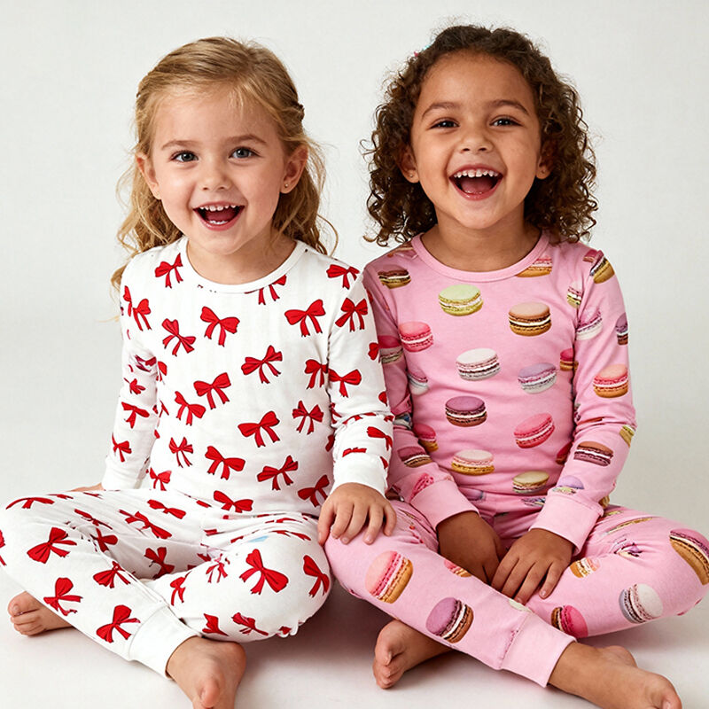 Çocuklar İçin Bambu Viskoz Pijama Takımları – Küçük Erkek ve Kız Çocuklar İçin