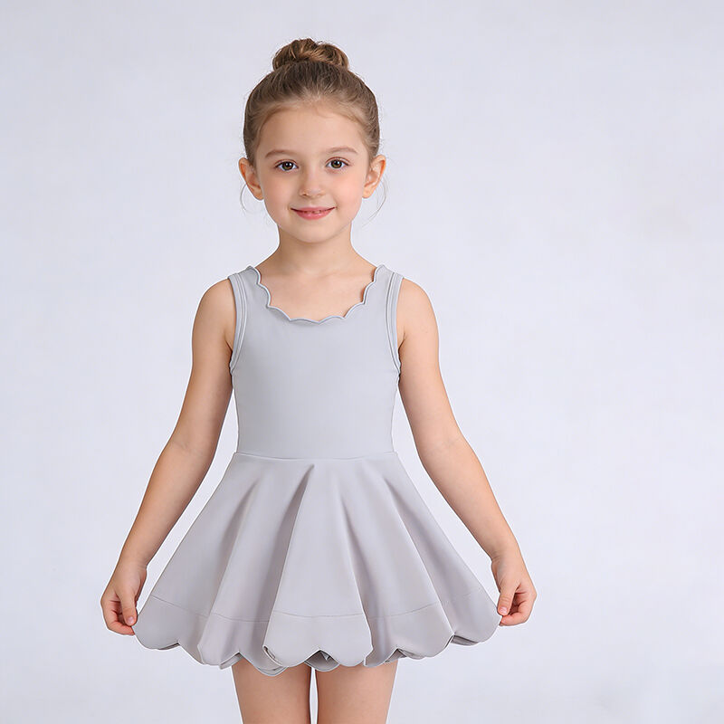 Yeni Gelen Çocuklar İçin Atletik Butik Giyim Seti, Yaz Kızlar Yoga Elbisesi