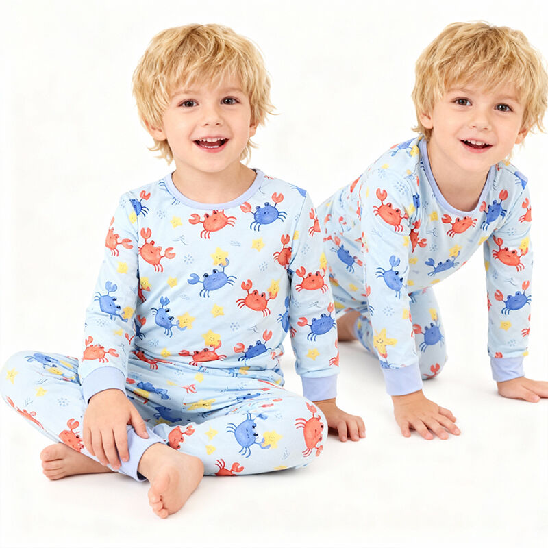 Çocuklar İçin Bambu Viskoz Pijama Takımları – Küçük Erkek ve Kız Çocuklar İçin