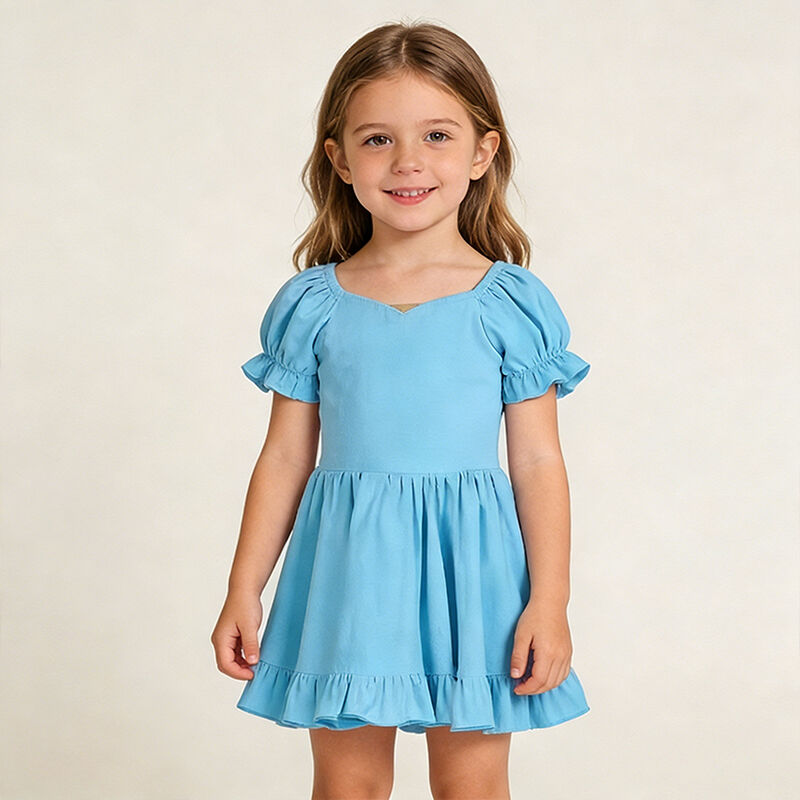 Kızlar İçin Spor Aktif Giyim Elbise Seti, Özgün Tasarımlı