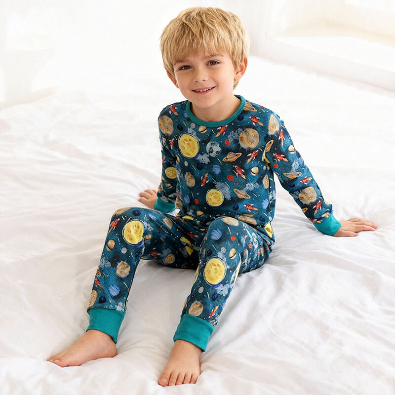 Çocuklar İçin Bambu Viskoz Pijama Takımları – Küçük Erkek ve Kız Çocuklar İçin