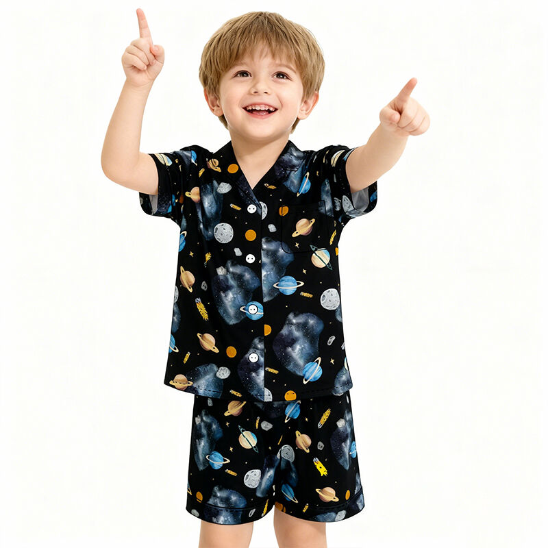 Yenidoğanlar İçin Sıkı Oturan Bambu Pijamaları, Uyku Giysisi Takımları