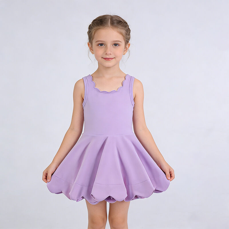 Yeni Gelen Çocuklar İçin Atletik Butik Giyim Seti, Yaz Kızlar Yoga Elbisesi