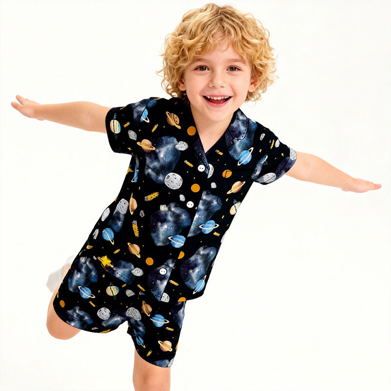 Yenidoğanlar İçin Sıkı Oturan Bambu Pijamaları, Uyku Giysisi Takımları