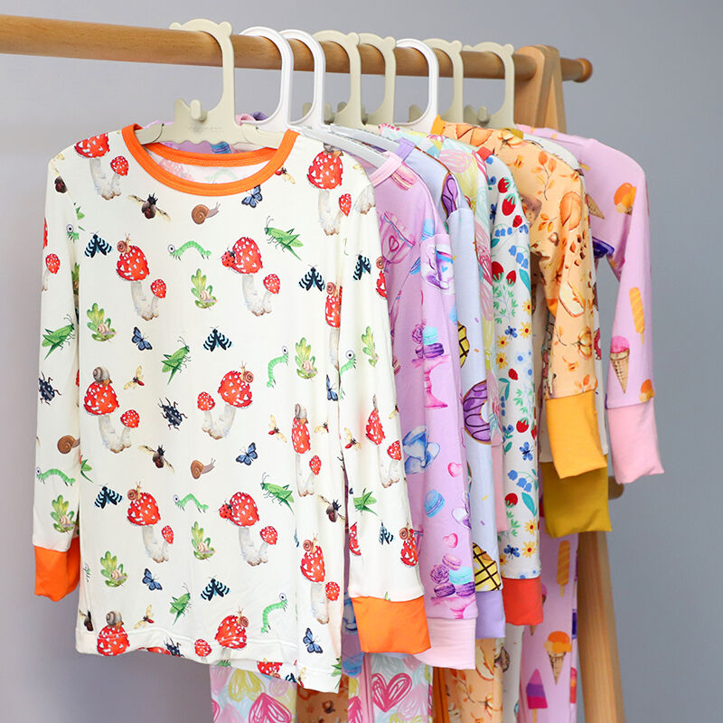 Çocuklar İçin Bambu Viskoz Pijama Takımları – Küçük Erkek ve Kız Çocuklar İçin