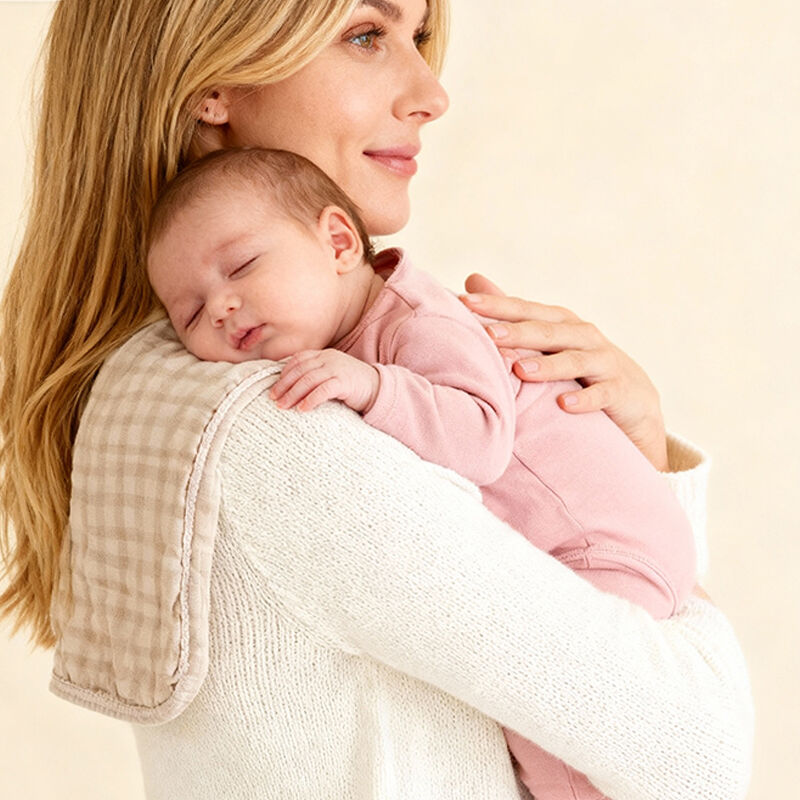 Muslin Şişe Emzirme Bezleri %100 Pamuklu, Yumuşak ve Emici Bebek Şişe Emzirme Bezleri, Kız ve Erkek Bebekler İçin