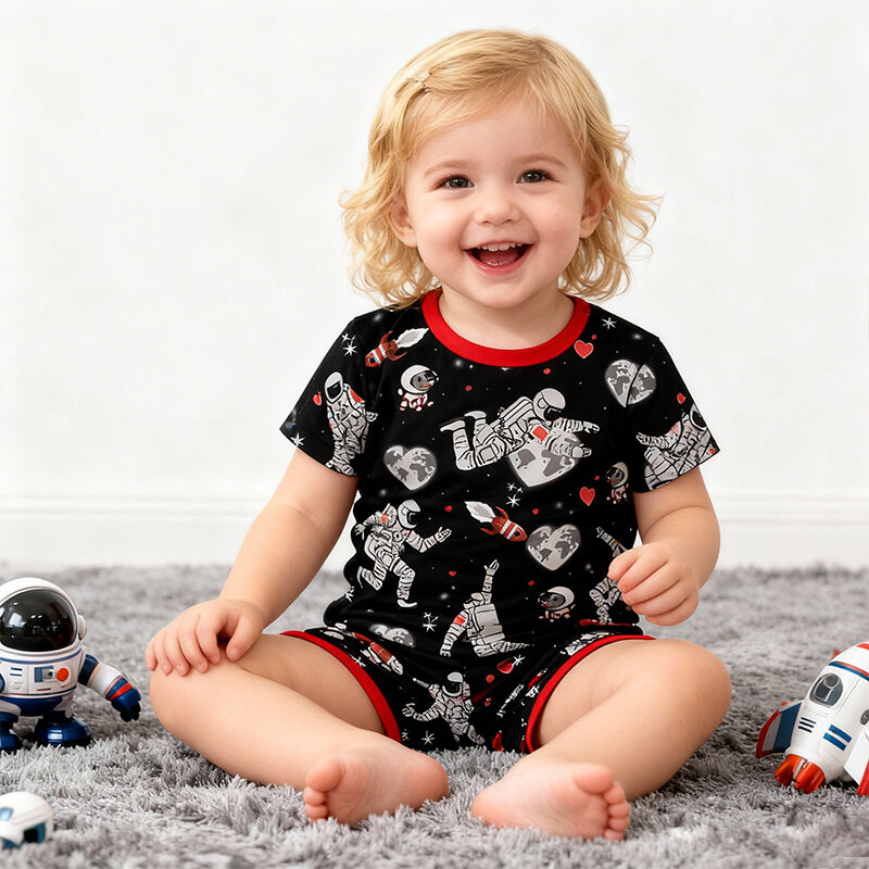 Bebek Üniseks Bambu Tek Parça Bodysuit – Erkek ve Kız Bebekler İçin Kısa Kol Romper