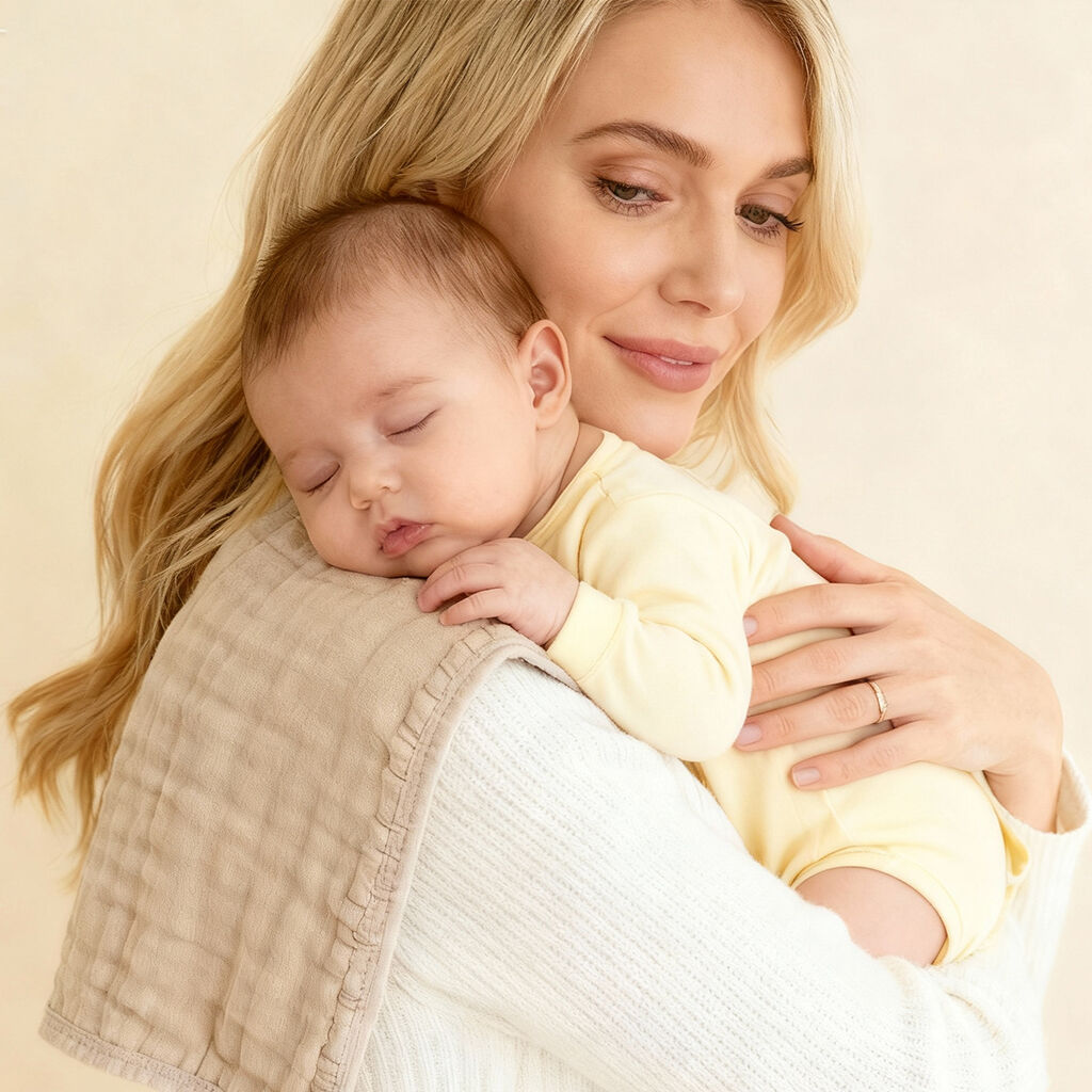 Muslin Şişe Emzirme Bezleri %100 Pamuklu, Yumuşak ve Emici Bebek Şişe Emzirme Bezleri, Kız ve Erkek Bebekler İçin