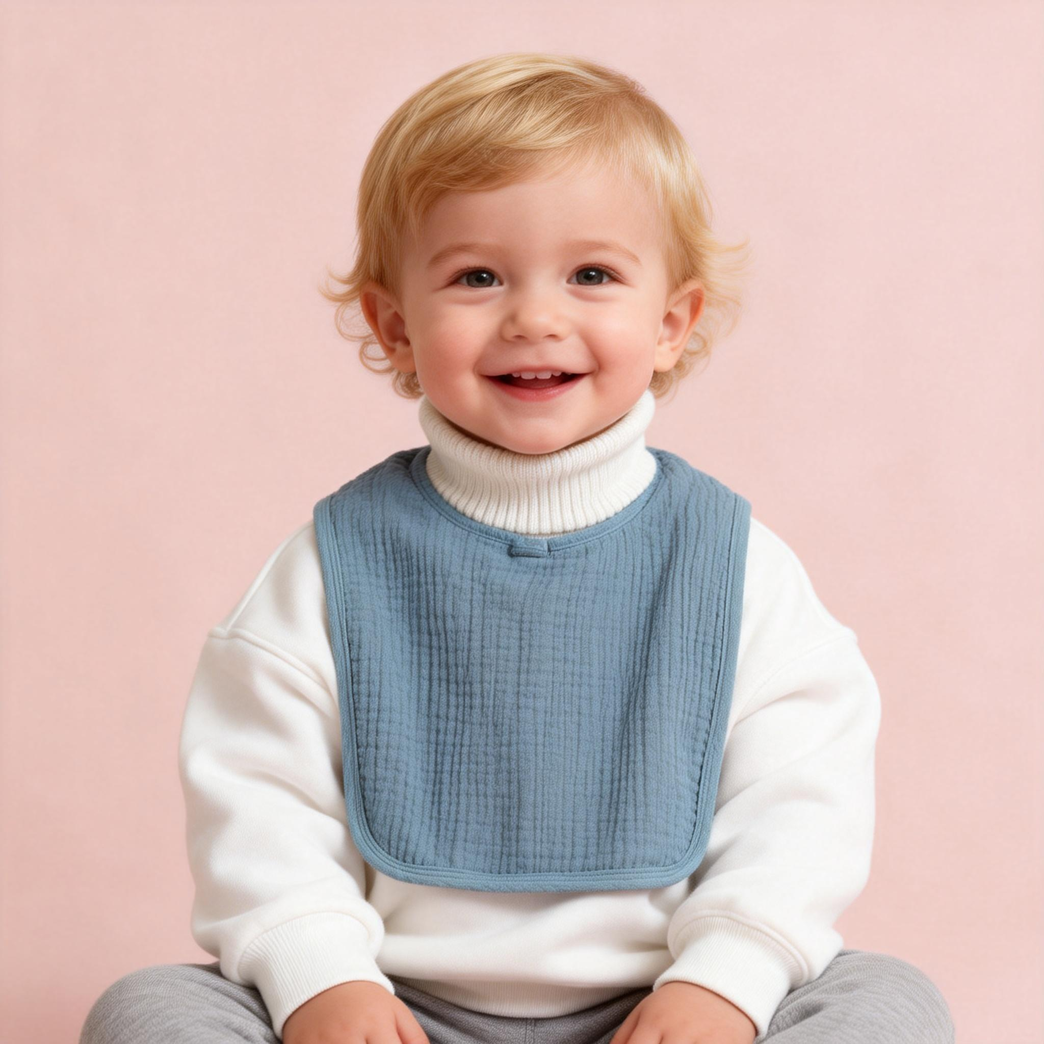 Pamuklu Bebek Önlükleri, Bebek Bandana Önlükleri, Üniseks Erkek ve Kız Bebekler İçin Pamuklu Tükürük Önlükleri