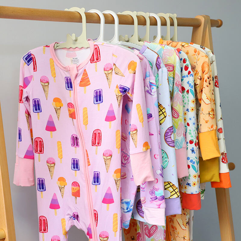 fermuarlı bebek bambu romper, bebek tulumu, bodysuit