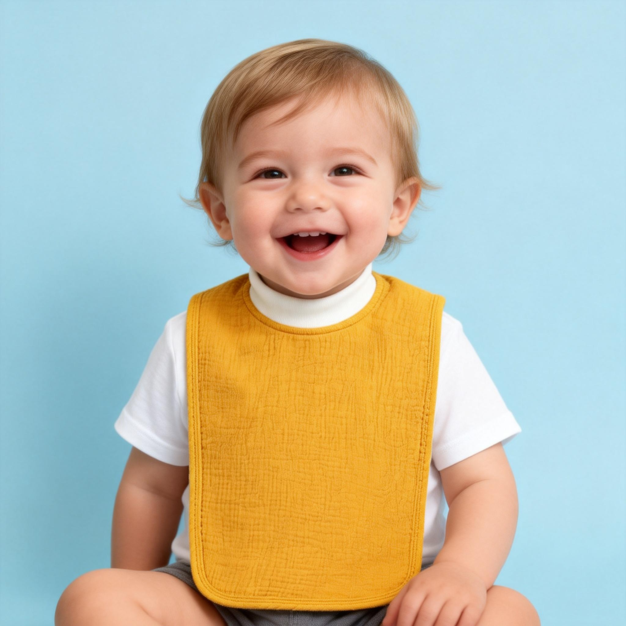 Pamuklu Bebek Önlükleri, Bebek Bandana Önlükleri, Üniseks Erkek ve Kız Bebekler İçin Pamuklu Tükürük Önlükleri