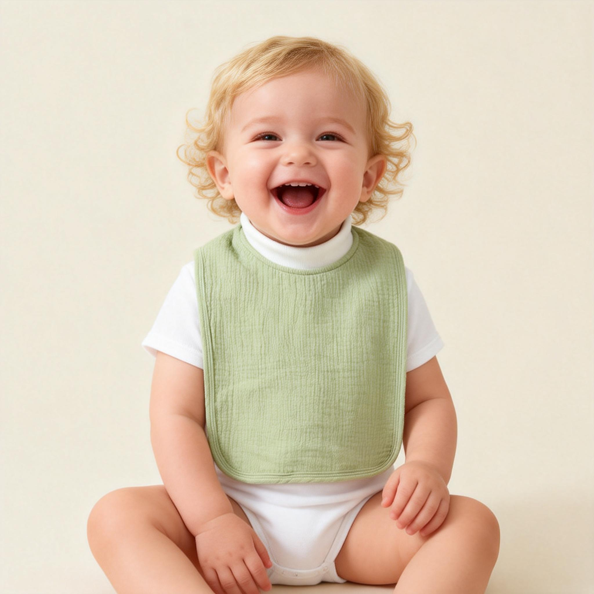 Pamuklu Bebek Önlükleri, Bebek Bandana Önlükleri, Üniseks Erkek ve Kız Bebekler İçin Pamuklu Tükürük Önlükleri