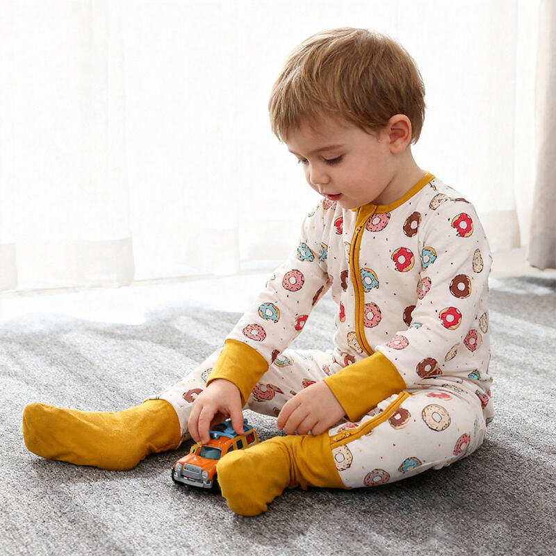 fermuarlı bebek bambu romper, bebek tulumu, bodysuit