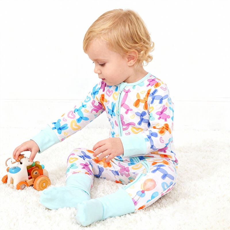 fermuarlı bebek bambu romper, bebek tulumu, bodysuit