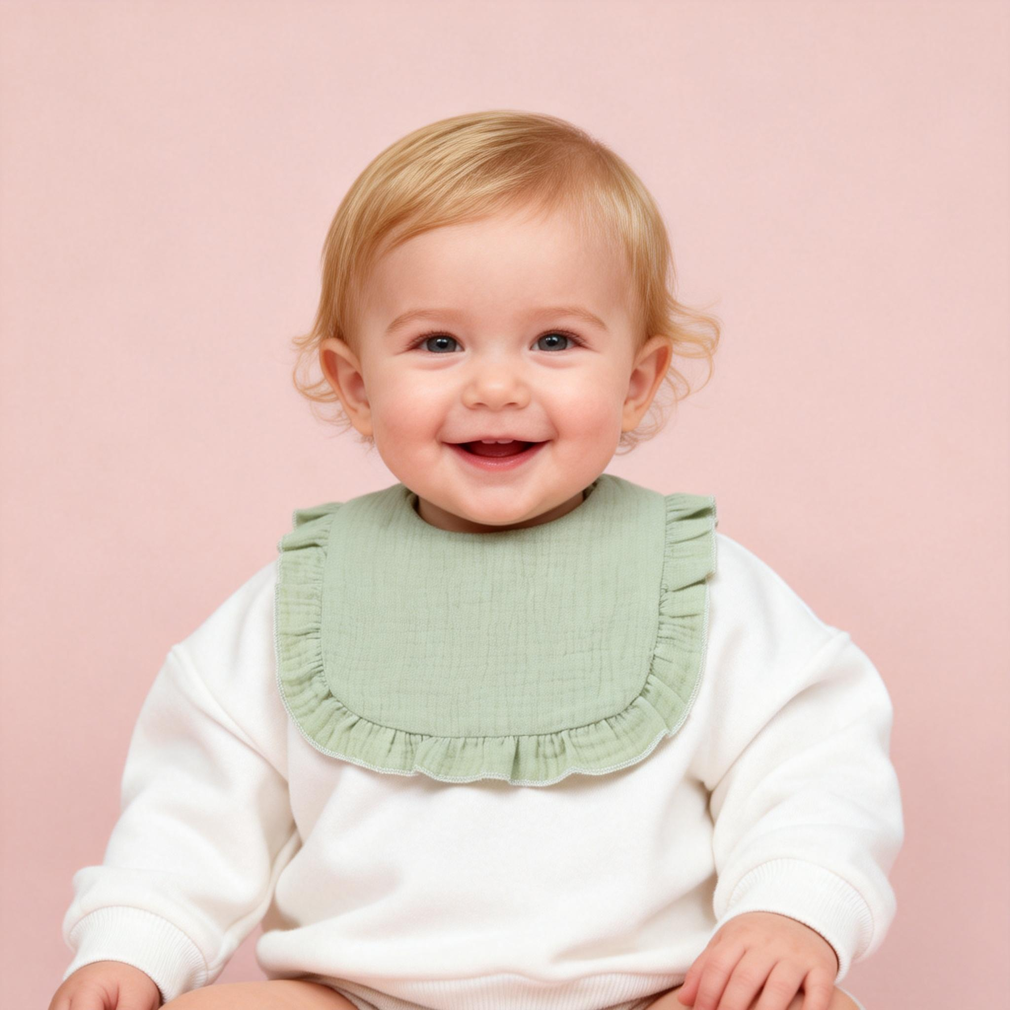 Bebek Bandana Tükürük Önlükleri, Üniseks Erkek ve Kız Bebekler İçin Pamuklu, Yumuşak ve Emici Diş Çıkarma ve Tükürük Önlüğü Seti