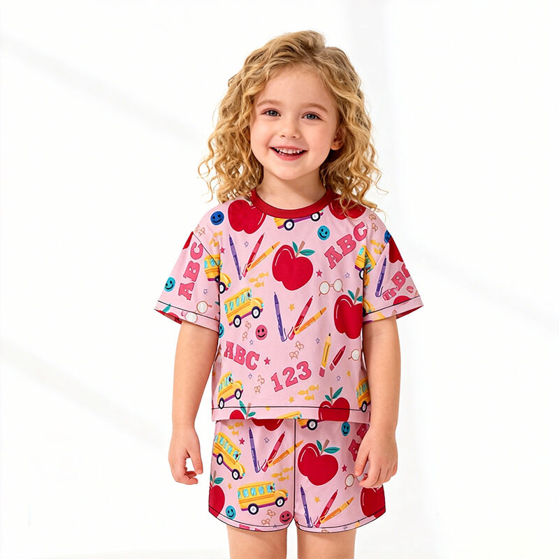 Çocuklar İçin Tank Toplu Pijama Takımı – Yazlık Şortlu Pijamalar