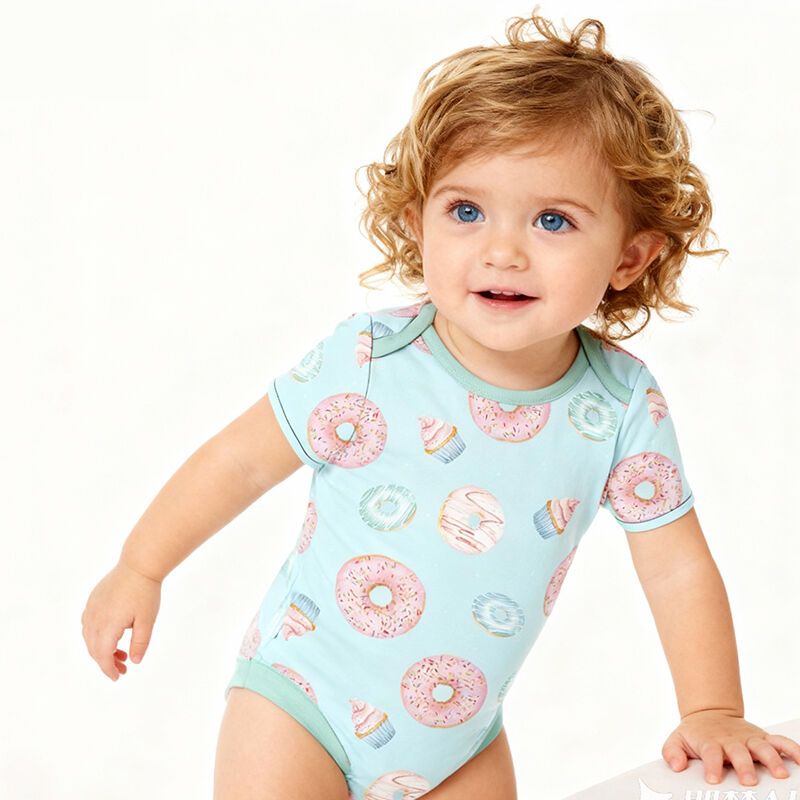 Bebek Erkek ve Kızlar İçin Kolusuz Tulum, Bodysuit