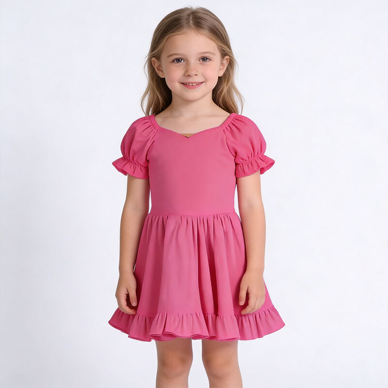 Kızlar İçin Spor Aktif Giyim Elbise Seti, Özgün Tasarımlı