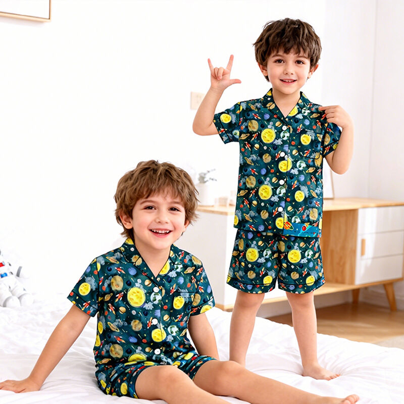 Yenidoğanlar İçin Sıkı Oturan Bambu Pijamaları, Uyku Giysisi Takımları