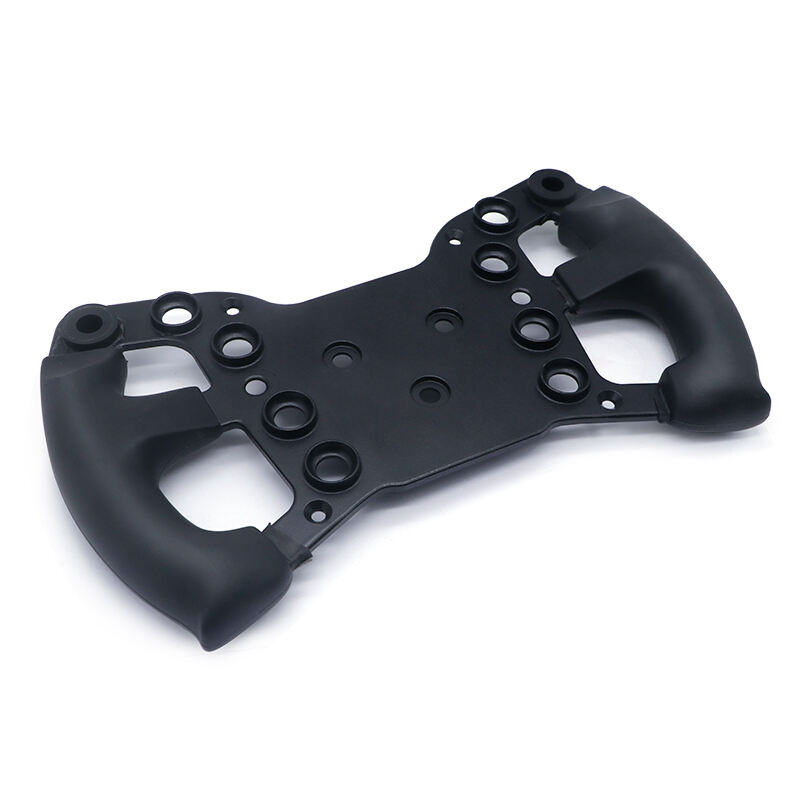 Customized processing of aluminum alloy die-cast game car racing steering wheel handle