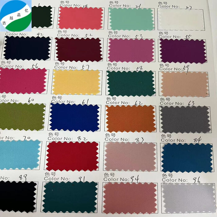 Factory wholesale woven polyester G1108 plain dyed ready made fabric R-241104-195