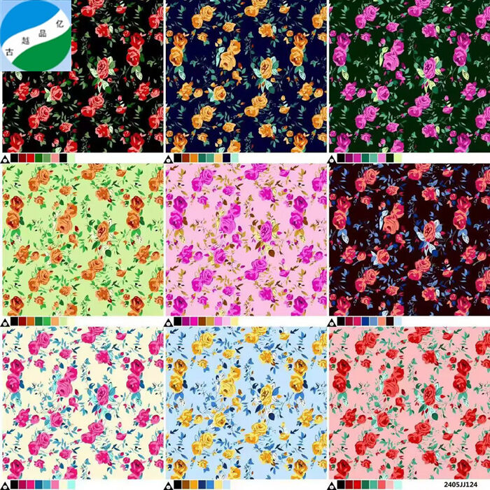 Good quality woven discounted fresh order polyester cey print fabric G-036